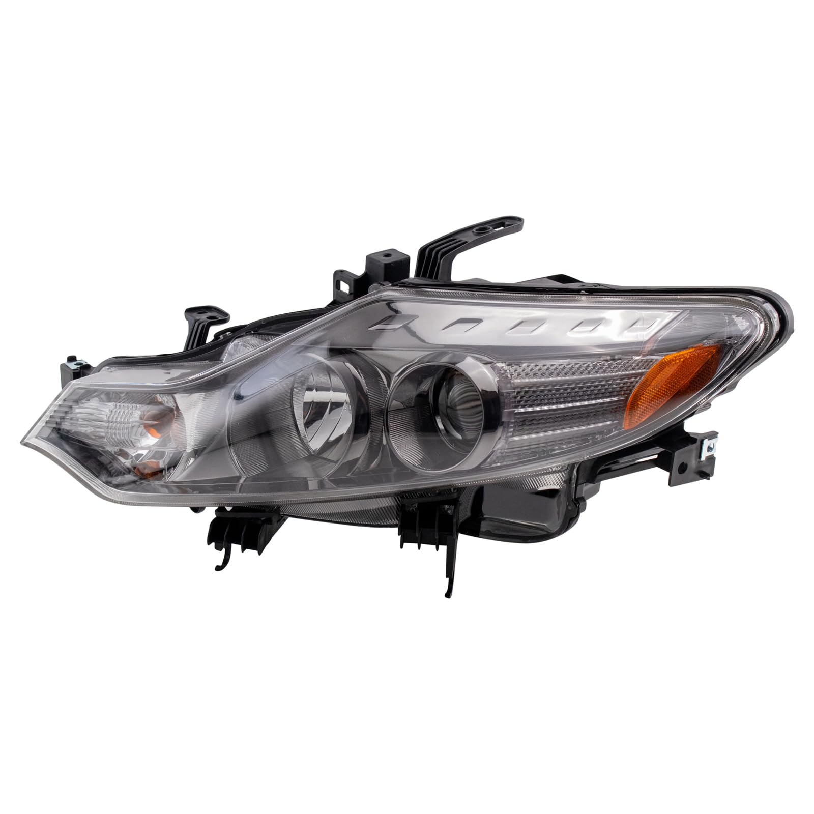 TRQ Driver Side Headlight Assembly Halogen Compatible with 2009-2014 Nissan Murano NI2502185