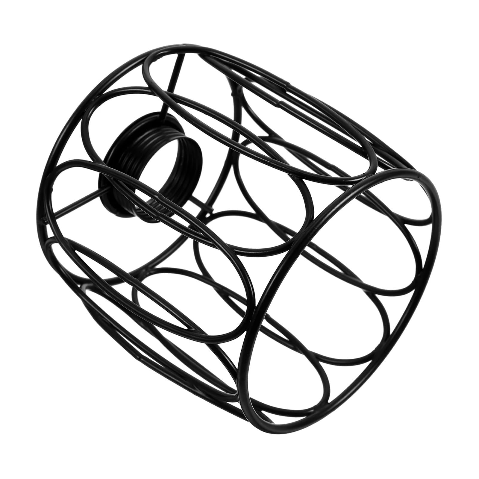 Qmvdojr Black 2Pcs Metal Lamp Shade Kit Modern E14 Lampshade Pendant Shade Home Hotel Bar Restaurant Hanging Lamp Shades Replacement