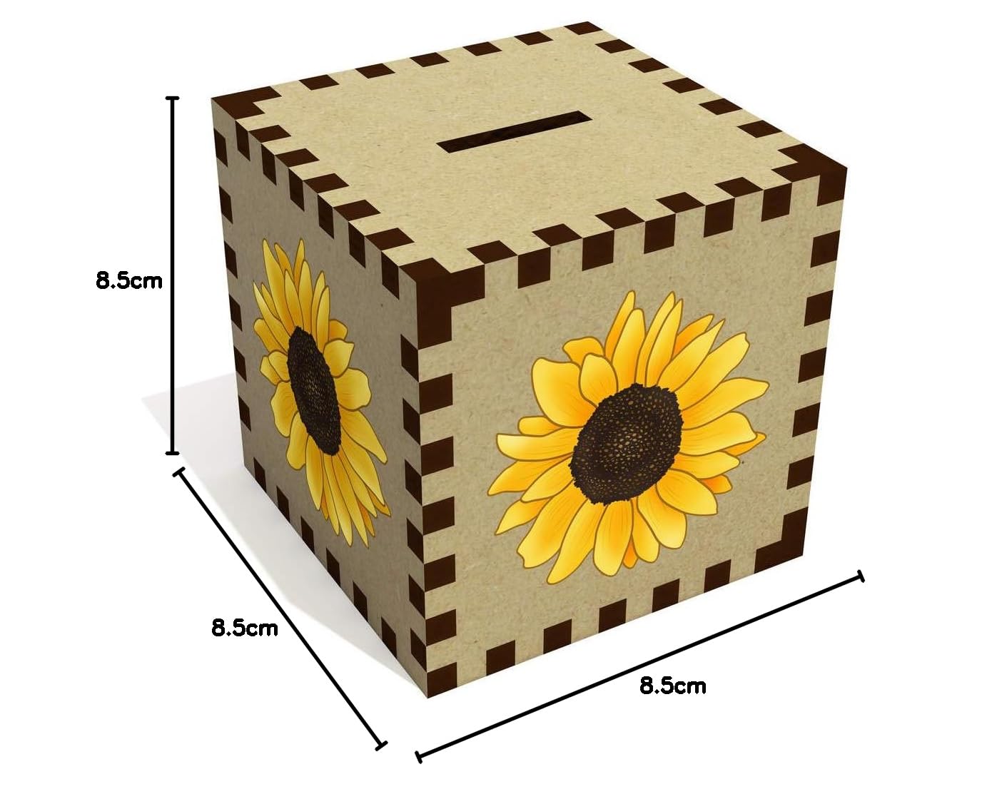 Amazon.co.jp: Azeeda 「ひまわり」マネーボックス / 貯金箱
