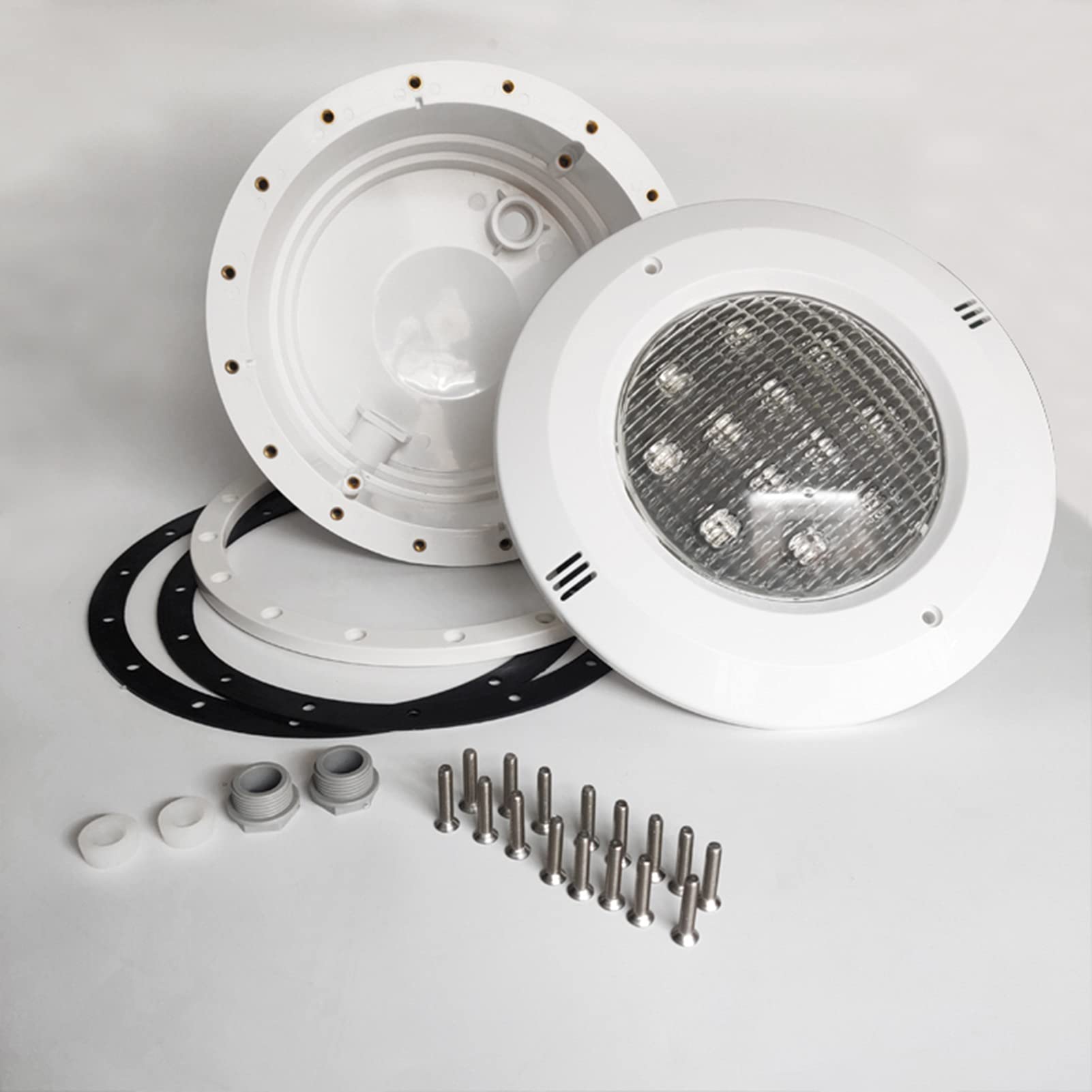 Foco Led RGB Para Piscina Empotrable con Nichos Par56 IP68 a Prueba de Agua 12V AC - Proyector Subacuático con Control Remoto Para Fiesta ( Color : R