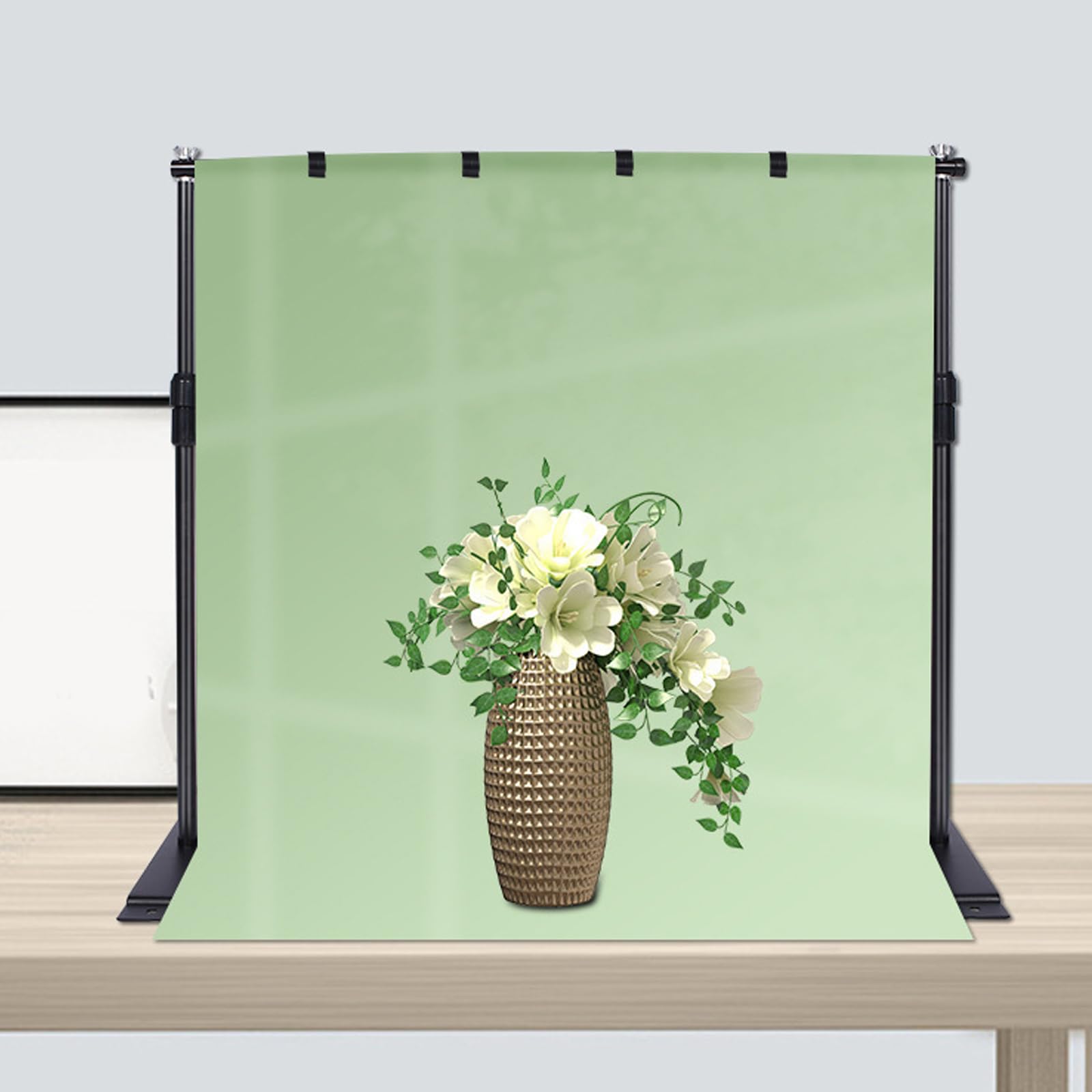 Supporto telescopico per fotografia desktop Altezza regolabile | Facilità montaggio, stabile struttura in metallo ABS