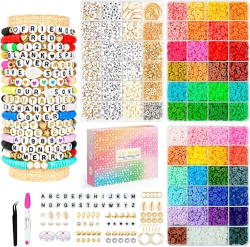 Friendship Bracelet Kit, 14,000pcs 48 Colors Bracelet Making Kit ...