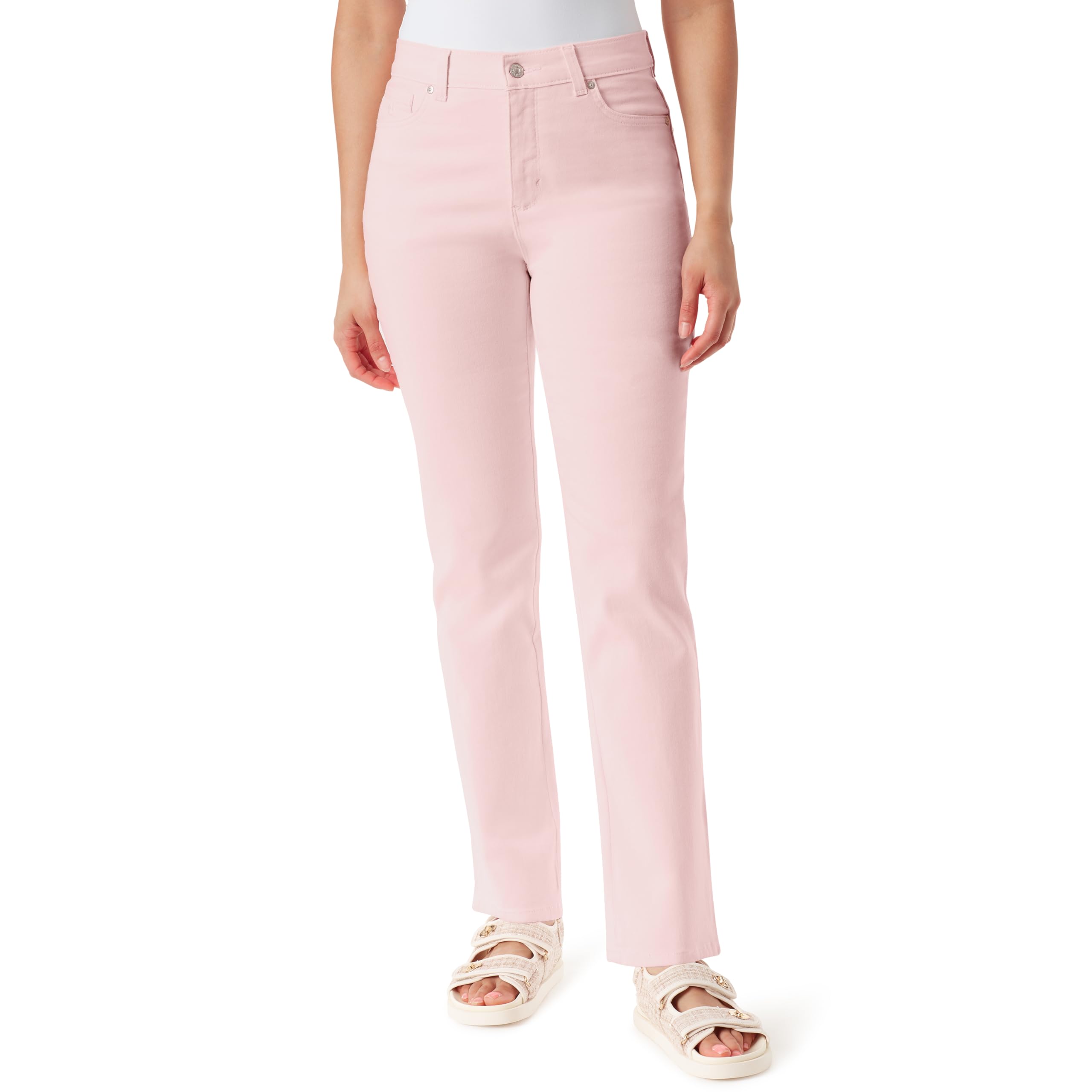 Gloria Vanderbilt Womens Amanda Classic High Rise Tapered Jean Petite
