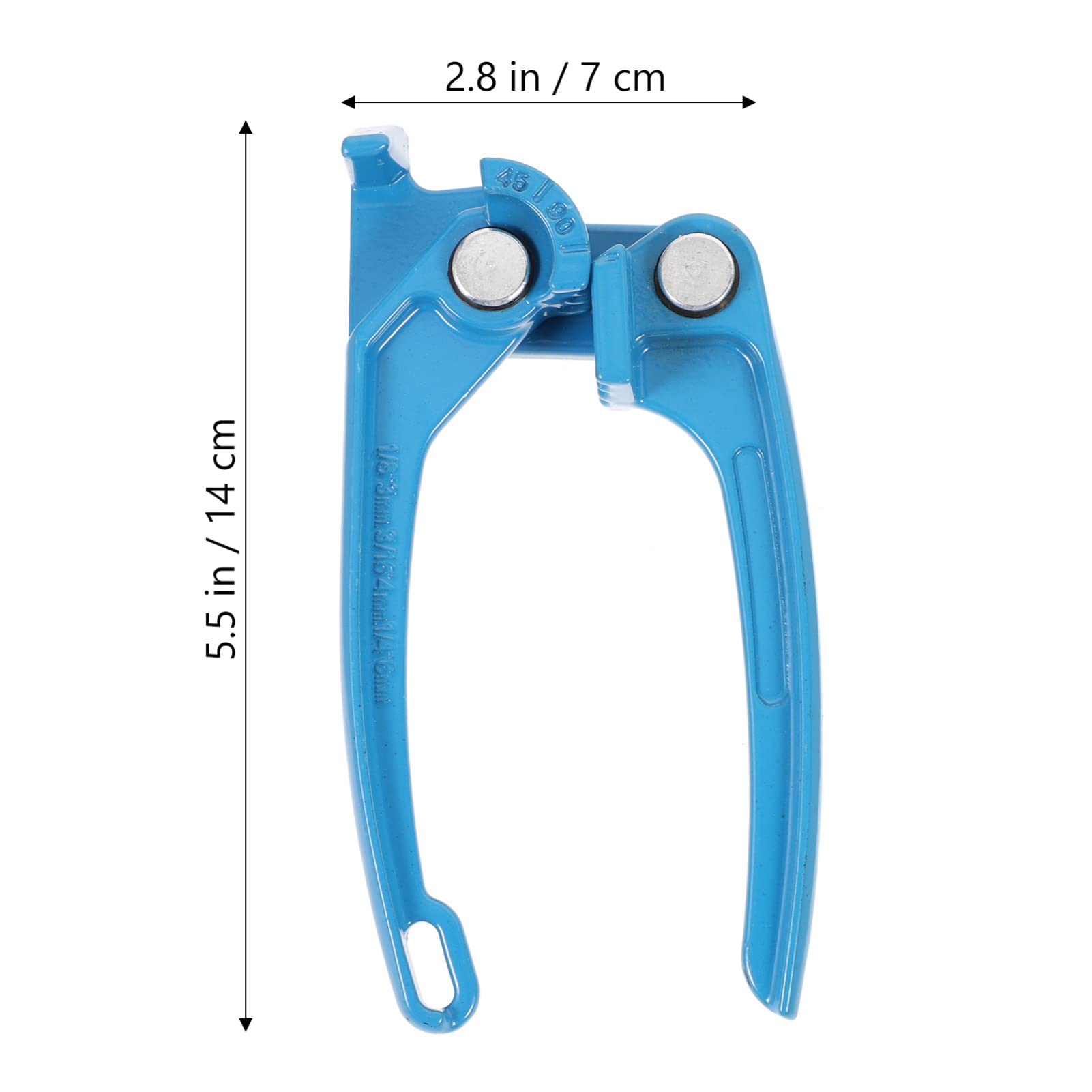 Lurrose Bender Tool for Tubing Durable Carbon Steel Manual Tube Former for Plumbing and Automotive Use