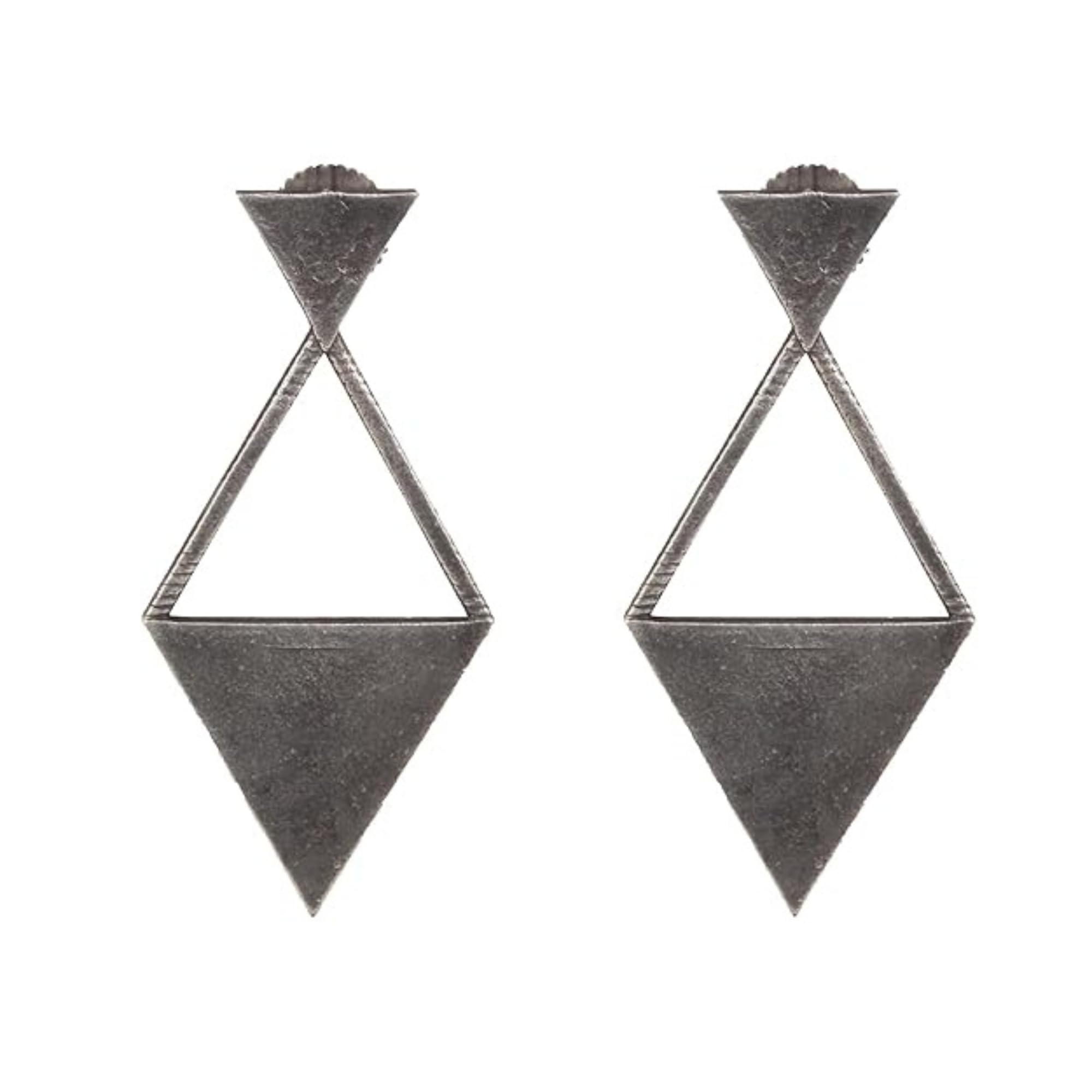 Dulcett India| Earrings For Women & Girls | Patang Shape Earrings Ethnic Earrings | Traditional Silver Oxidised Small Stud Earrings | Silver Replica Stud Earrings For Women & Girls (B0D968BVK2) Amazon Price History, Amazon Price Tracker