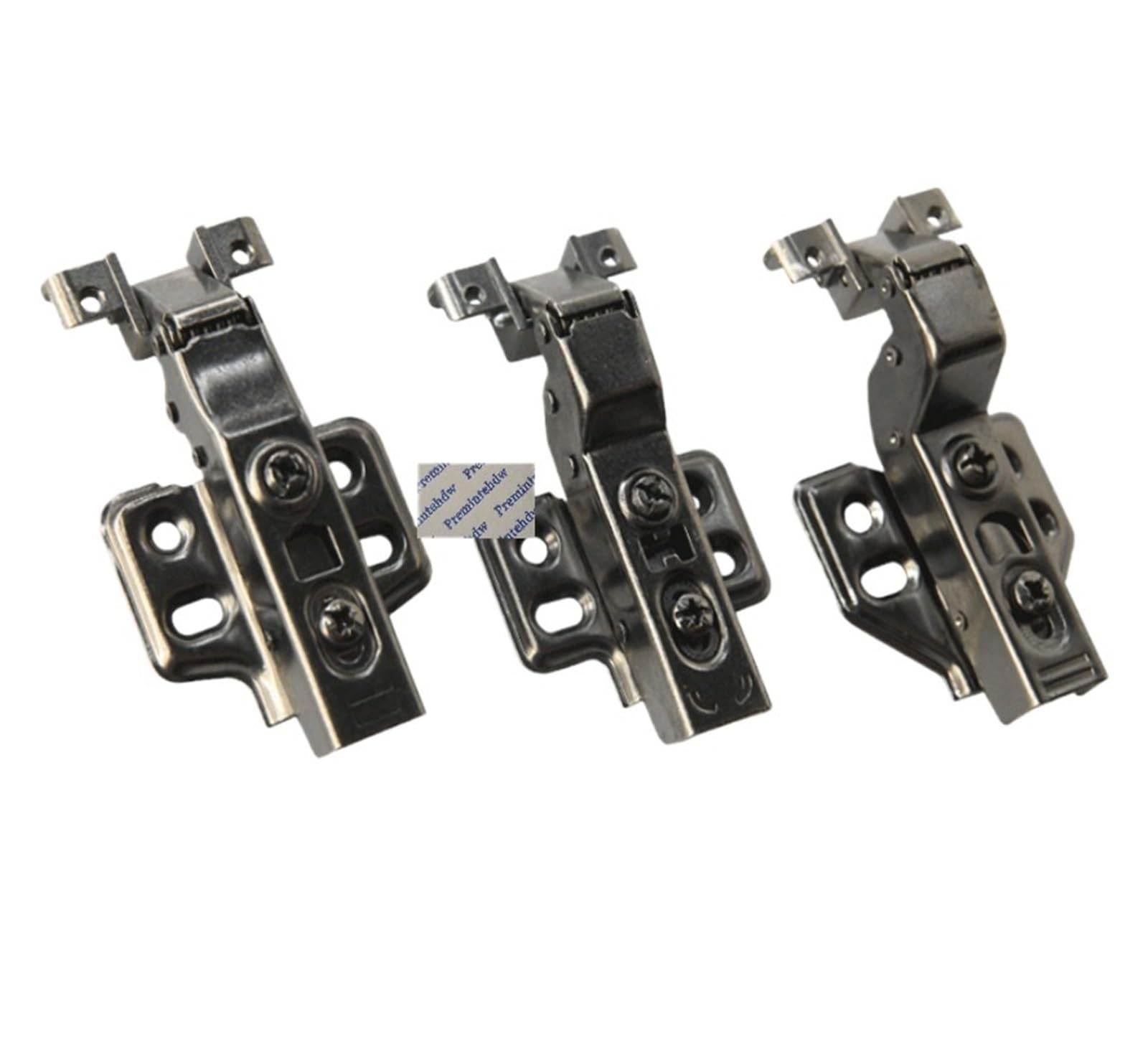 Chtkagv Gun Black 10Pcs Narrow Aluminum Framed Glass Door Hinge