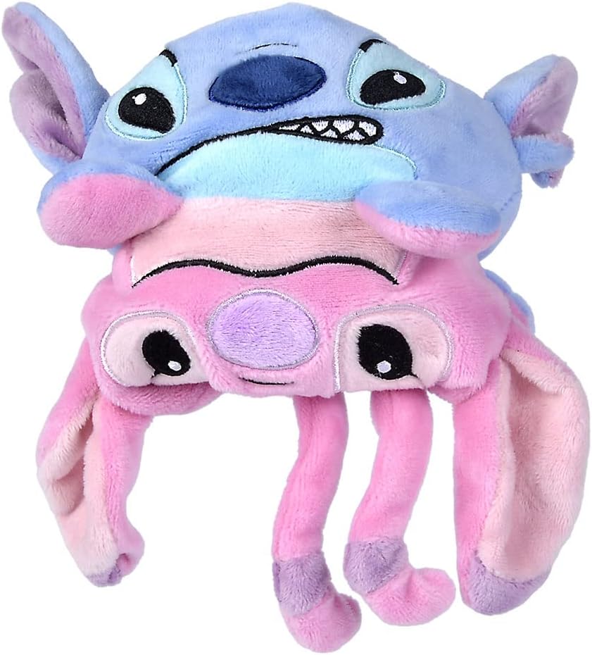 Simba 6315870317 Disney Lilo and Stitch Reversible Plush Toy, 8 cm, 2 Faces, Suitable for Children from The First Months of Life