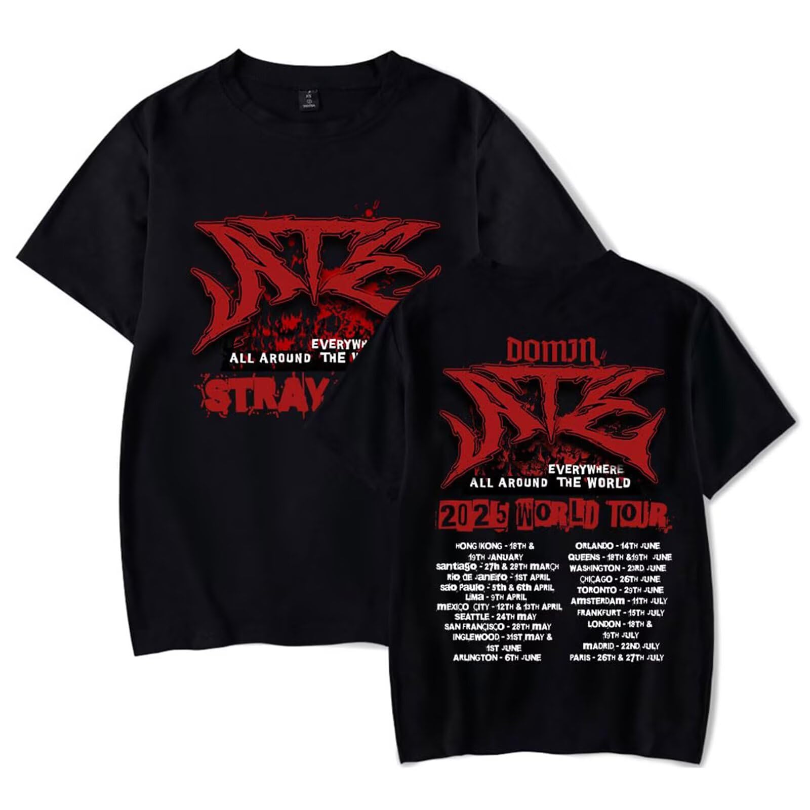 KPOP Skz Merch Tshirt New Album Oddinary Jisung Felix Hyunjin Woojin Minho Changbin Tee Unisex Top
