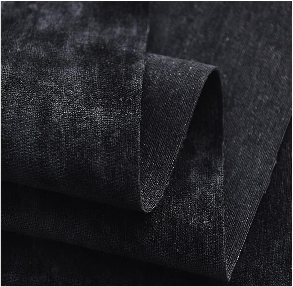 未处理 Velvet Soft Fabric Soft Velvet Material Stretch Dress Fabric Velour Material Assorted Colors for DIY Bags Wallet Glasses Cloth Craft Projects Sewing Fabric(1.50X1m)