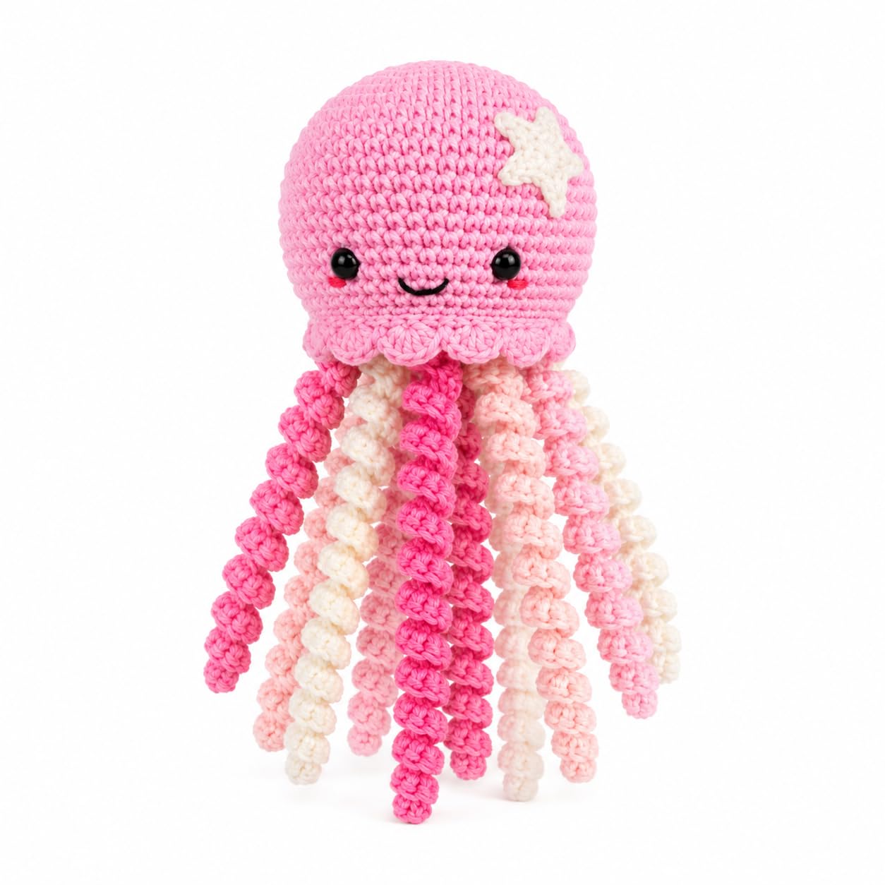 Crochet Octopus for Baby Newborn Child Pink Handmade โ image 1