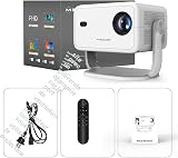 Magcubic Mini Projector 4K Supported, with 400 ANSI, Native 1080P, Android 14 OS, 180° Rotatabled, WiFi 6 & BT 5.2, Auto Keystone Correction, for Portable Home Cinema L018 - 9