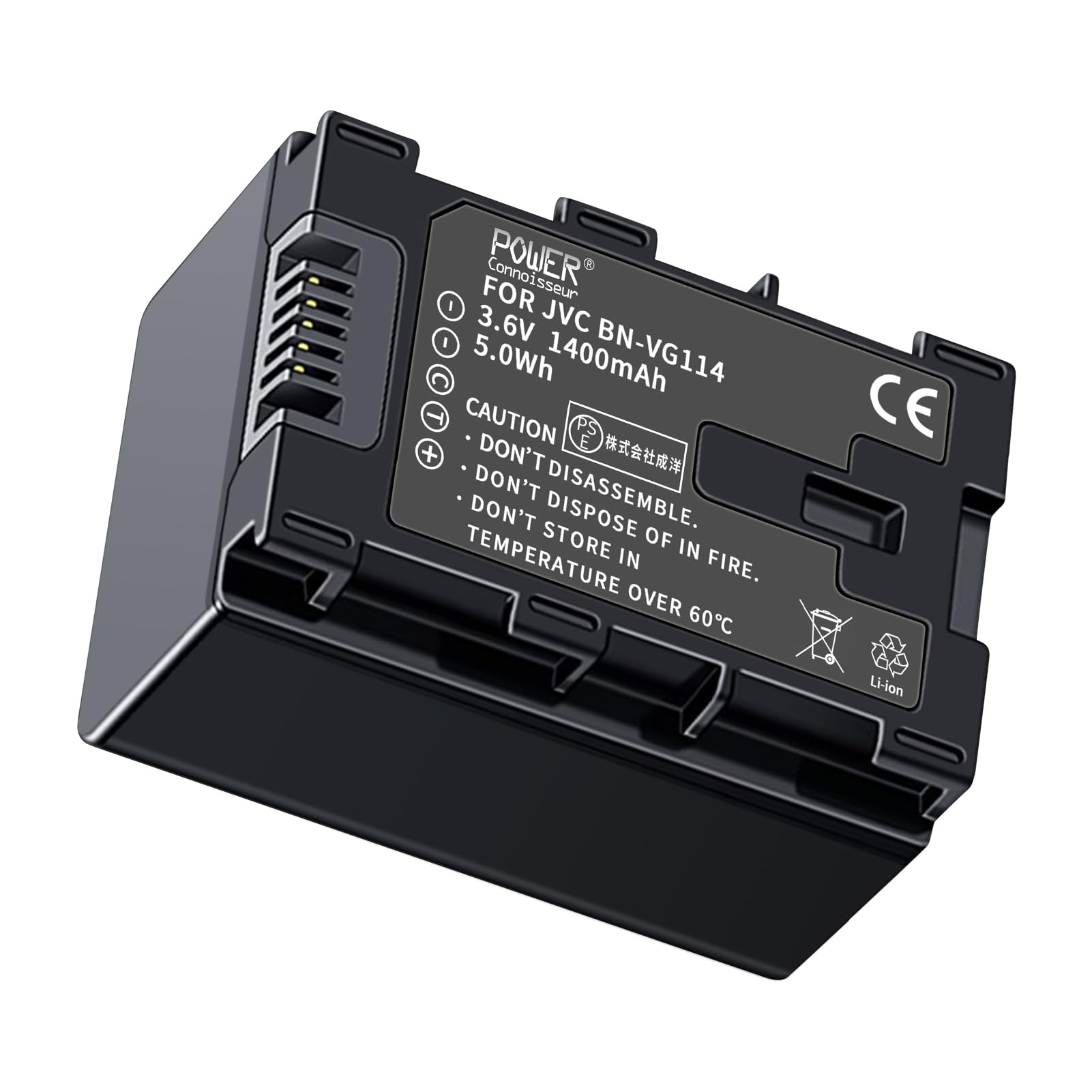 Amazon | Power-connoisseurリチウムイオン充電池Victor GZ-HM390交換