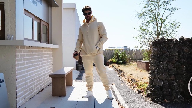 Ensemble De Survêtement 2 Pièces Pour Hommes, Veste à Capuche En