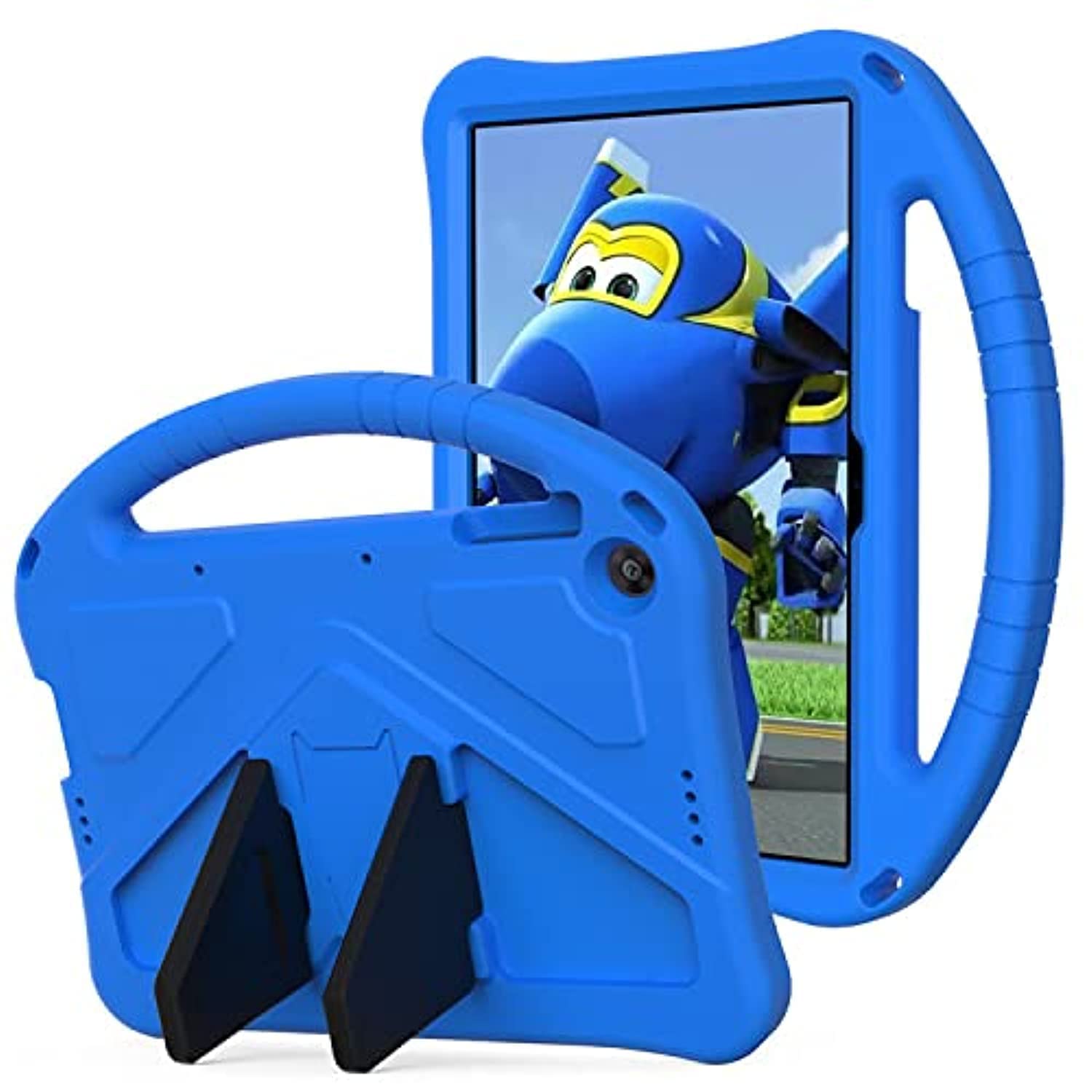 Goodern Kids Eva Shockproof Lightweight Dropproof Stand Tablet Case for Huawei MatePad T10s 10.1", T10 9.7", Enjoy Tablet 2 10.1" (Blue) - Case, Cover, Kids Tablet Case - Perfect for Playtime, Travel