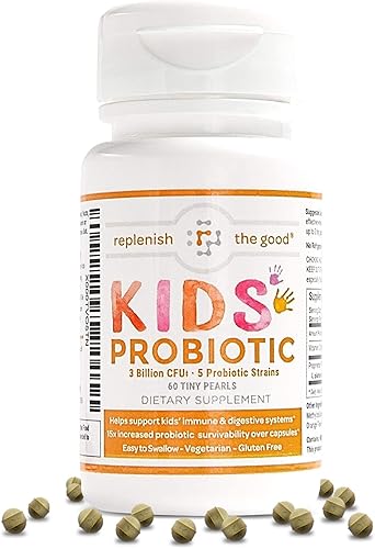 Replenish The Good Probióticos veganos para niños Recuperación de antibióticos Ayuda a apoyar el sistema inmunológico y digestivo de los niños 15