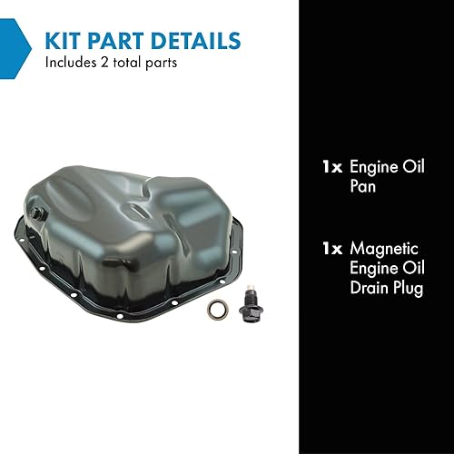 Vista 166 de Cárter de aceite del motor para Ford Bronco F Series Pickup Truck Econoline Van 4.9L I6