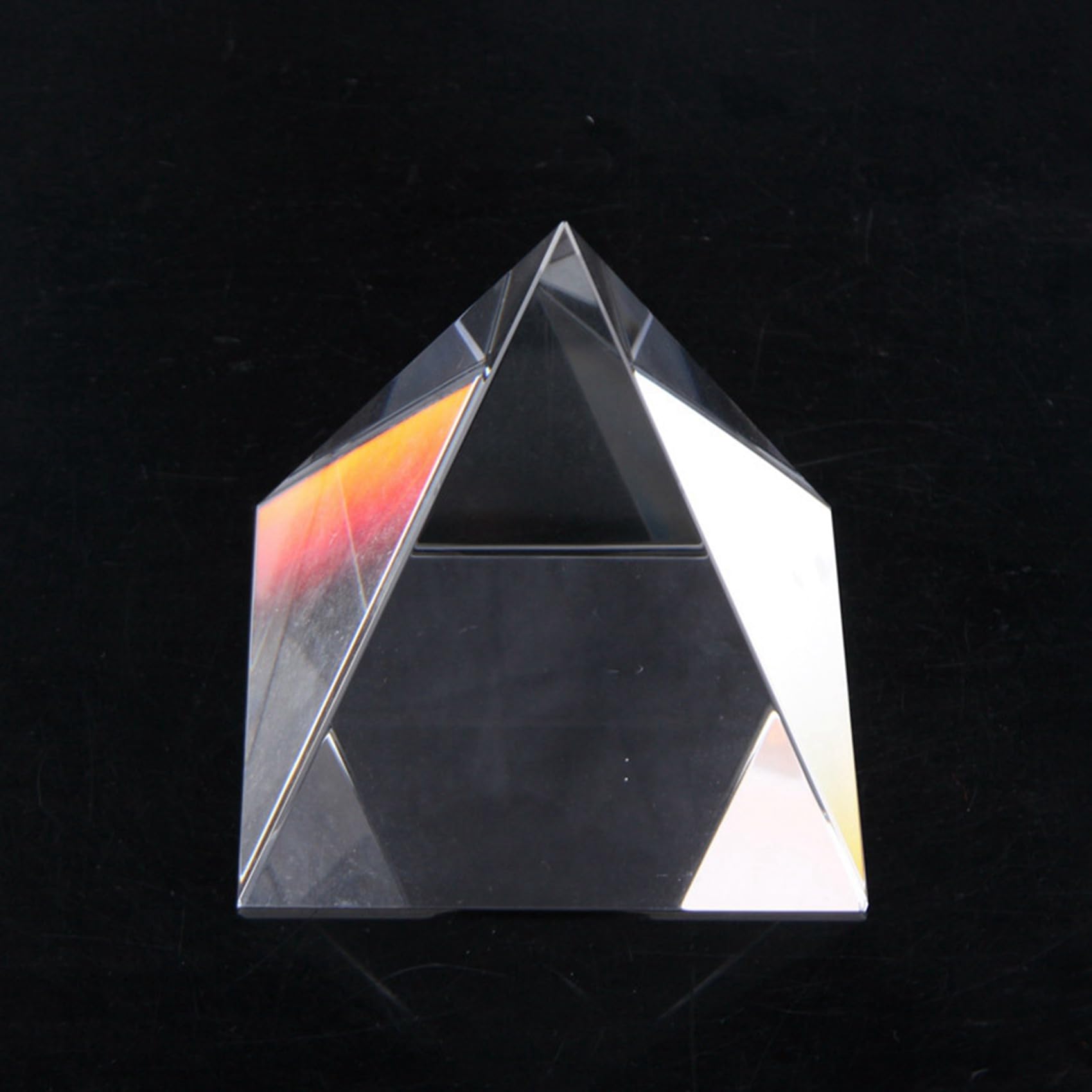 Ficher Piramide in vetro ottico a prisma, 6 pezzi, 40 mm, rettangolare, poliedro adatto per esperimenti didattici