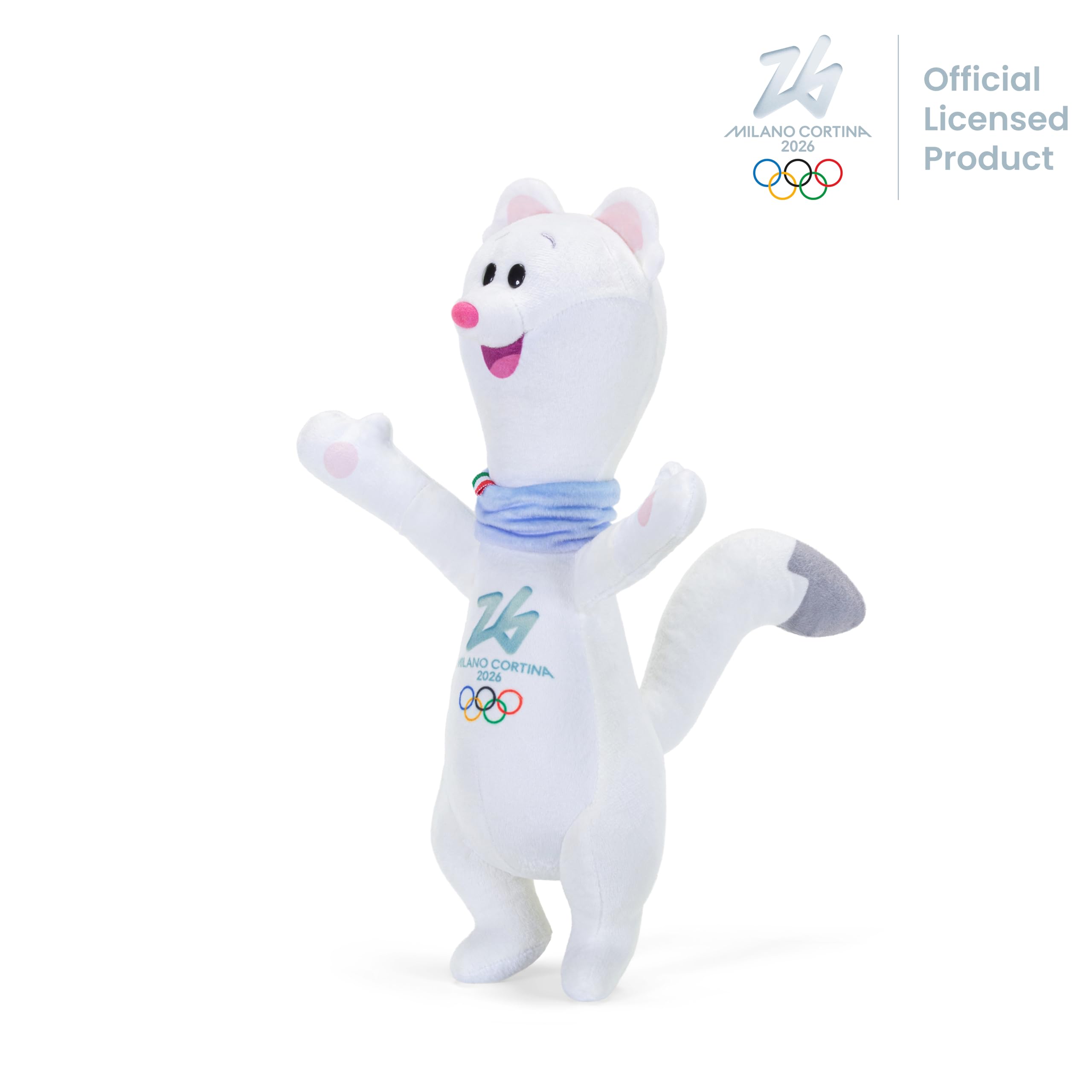 Trudi Mascotte des Jeux Olympiques d'hiver de Milan Cortina 2026 | 35x24x23 cm Taille M | modèle 68254
