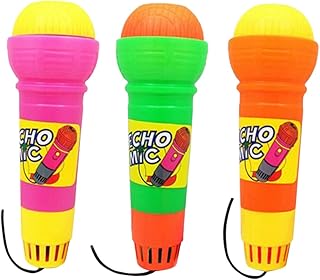 ibasenice 6pcs Echo microphone toy Voice amplifying microphone toy childrens toys kidcraft playset kids echo microphone plastic microphone no electricity small microphone musical instrument