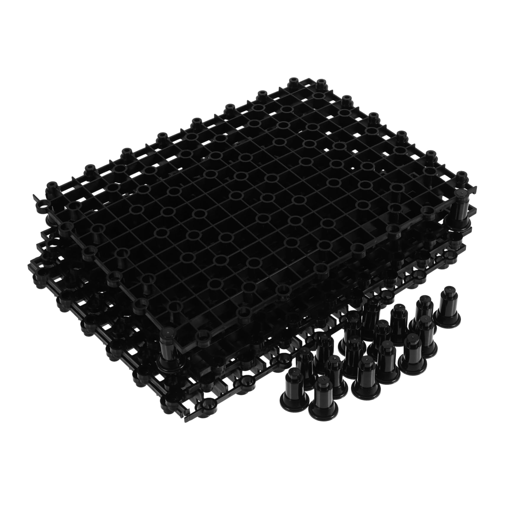 Aquarium Bodenfilterplatte Aus PVC Für Fischtanks Multifunktion Wasserdurchlässig Mit Nagelset