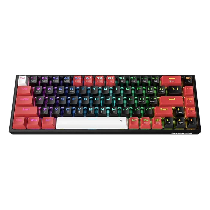 Buy Redragon K631 PRO 65 3Mode Wireless RGB Gaming Keyboard, 68 Keys