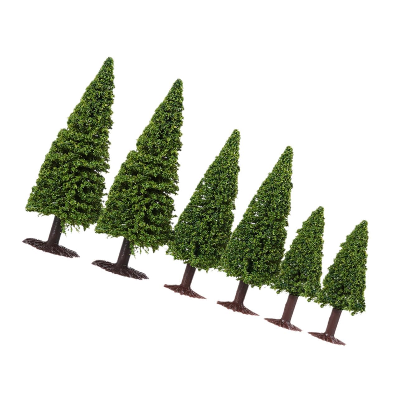 30 Piezas Modelo De Pino Árbol De Ferrocarril Árbol De Globo De Nieve De Bricolaje Figura De Pino Paisaje Arquitectura Árbol Árboles De Escala Árbol De Cedro Modelo Paisaje Modelo DIYEAH