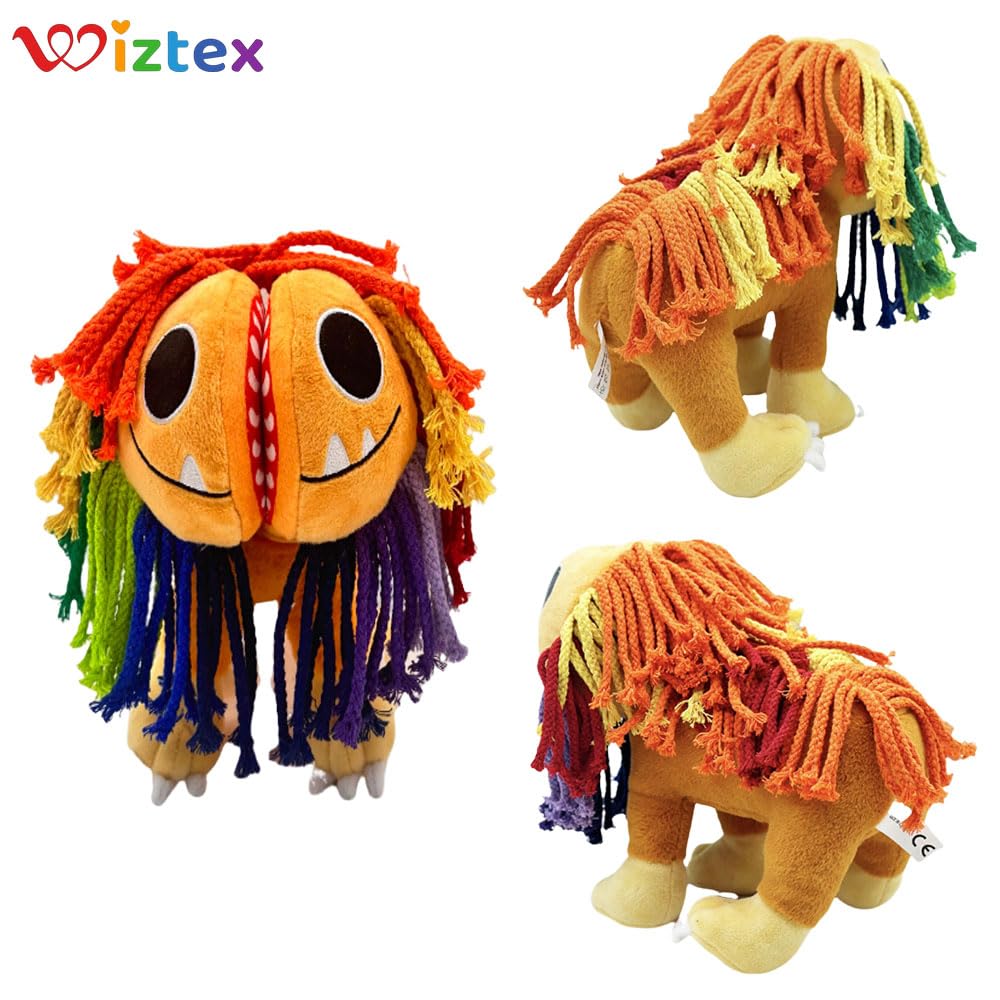 Leone Peluche - 23 cm Peluche Sorridenti Regalo per Bambini e Fan per Halloween e Feste di Compleanno