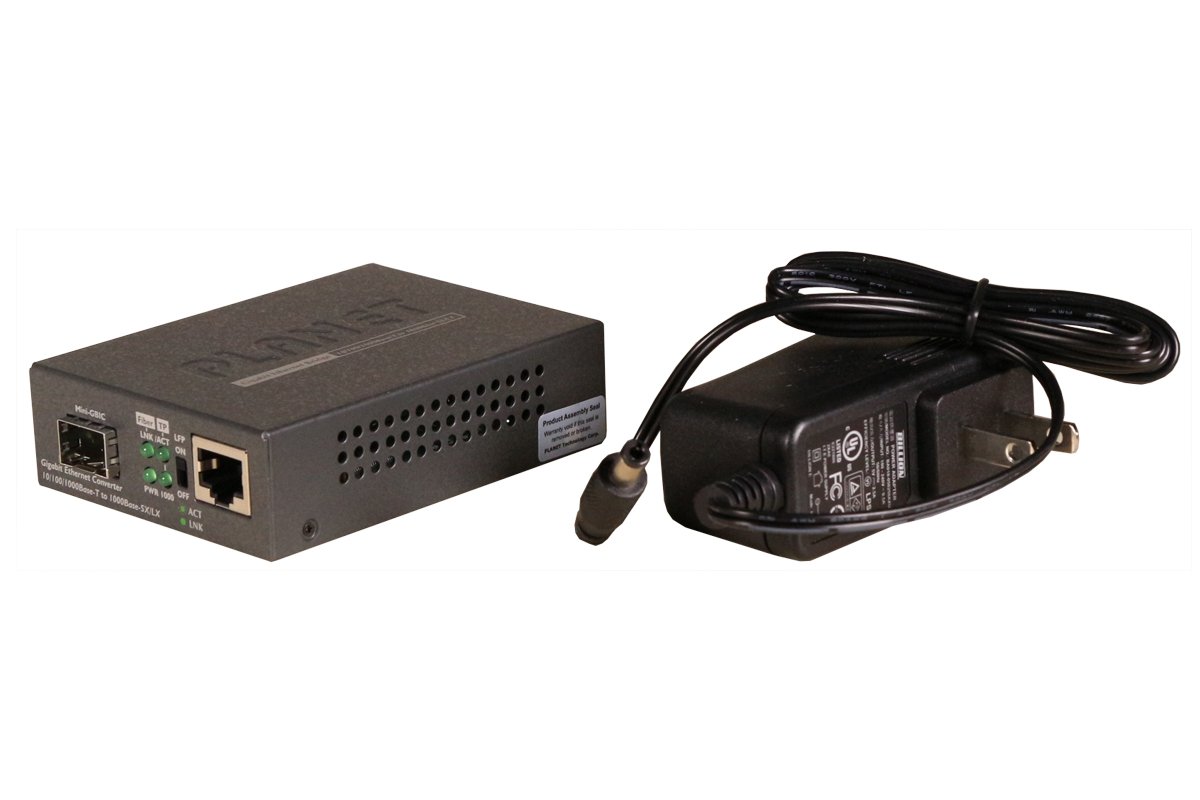 EXC Convertitore multimediale di rete Gigabit 411805 - Nero
