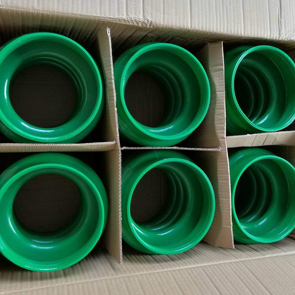 Faltenbalg Stiefel für Wacker BS60-2i BS60-4 BS60-45 BS600 BS600S BS60Y BS650, TPU-Wellblech mit Balgmanschette, langlebiger TPU-Verdichter 1006882 Industriewerkzeugteile für Balgmanschetten