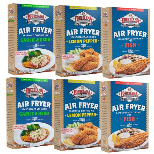 Louisiana Fish Fry Air Fry Coating Variety, 5 oz - Pack of 6