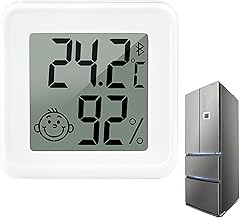 Termômetro interno | Mini Termômetro Digital Higrômetro - Mini temperatura e umidapara ambientes internos e externos com controle remoto por aplicativo Pologmase