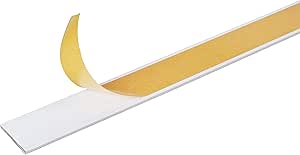 Barra Piatta In Alluminio Autoadesiva | 1000x20x2 Mm | Bianco RAL 9016 | Per Fai Da Te E Bricolage - Foto 11