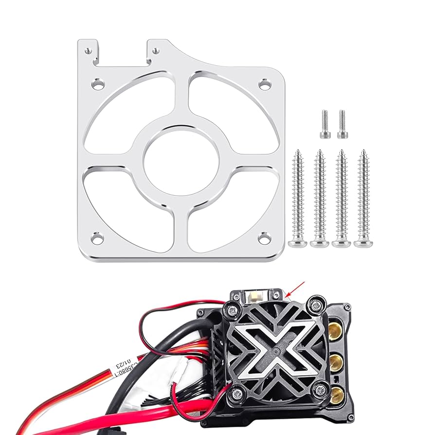 Amazon.com: RCHUBAM XLX2 ESC Switch Mount XLX 2 ESC Aluminum