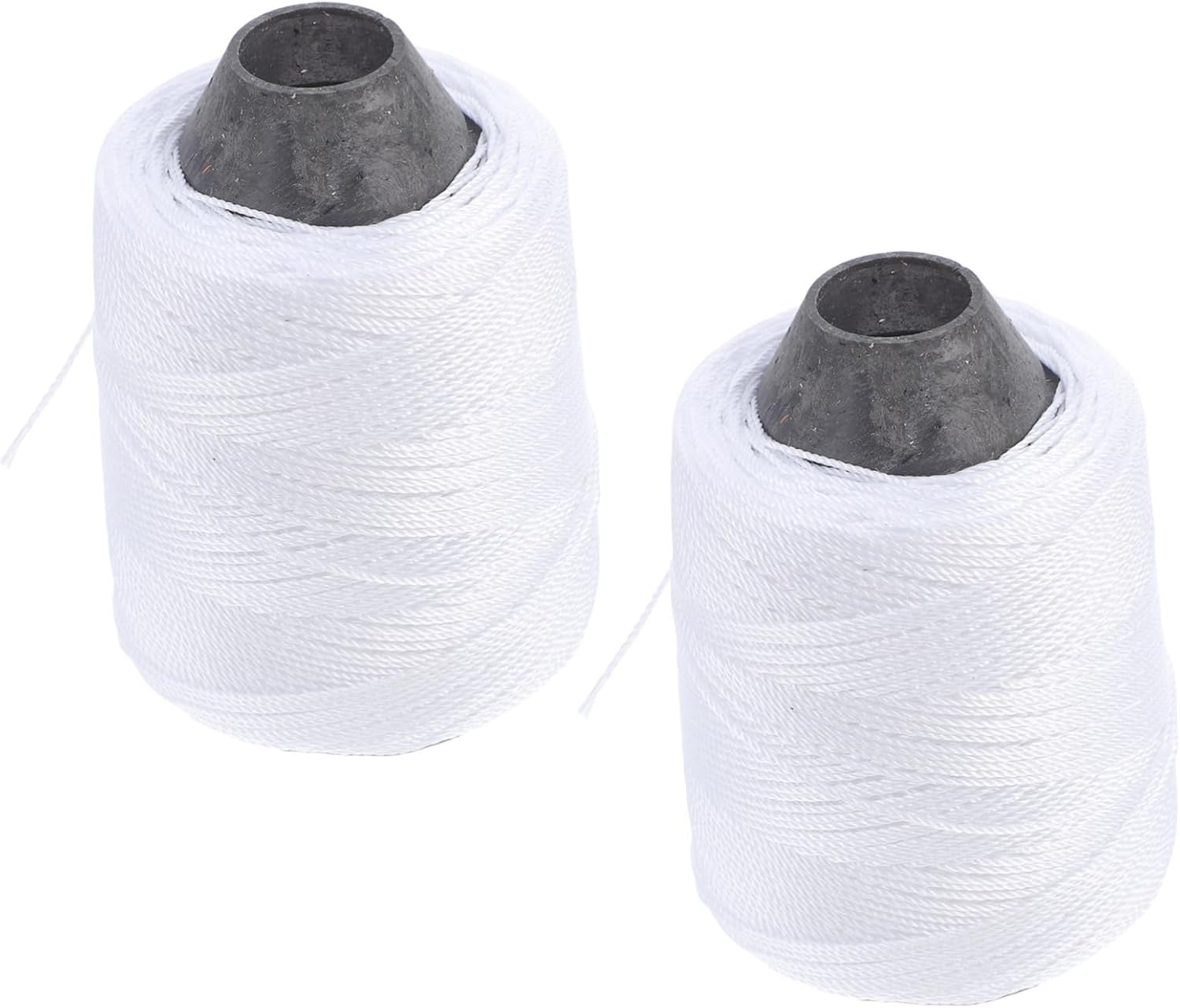2rolls Heavy Duty Nylon String Line for Construction and Gardening and Versatile for Indoor and Outdoor Projects High Tensile Strength and Flexibility