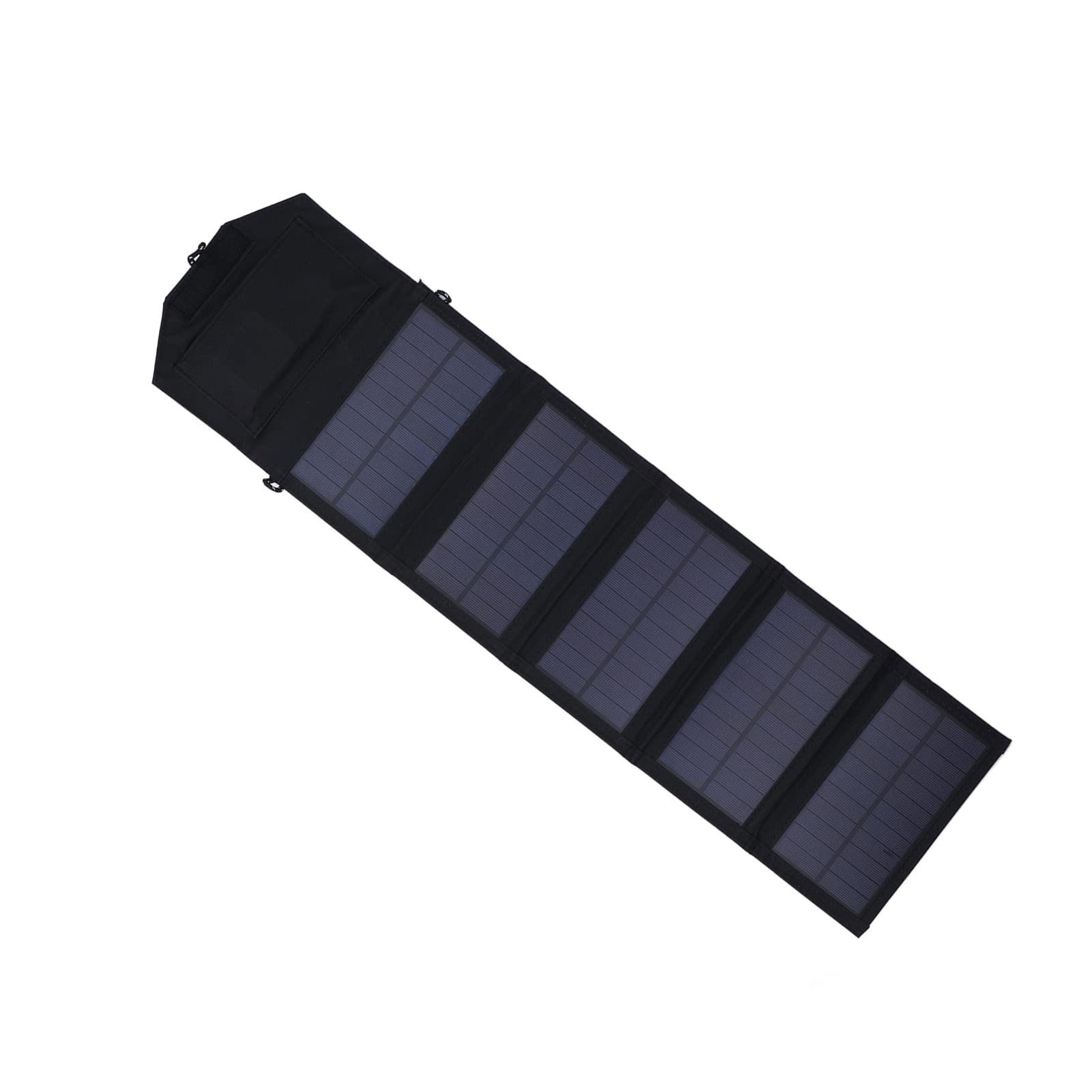 Chargeur Portable à Panneau Solaire Pliant Haute efficacité pour Téléphones Mobiles pour Camping Randonnée Silicium Monocristallin/27,36 X 7,28 pouces/