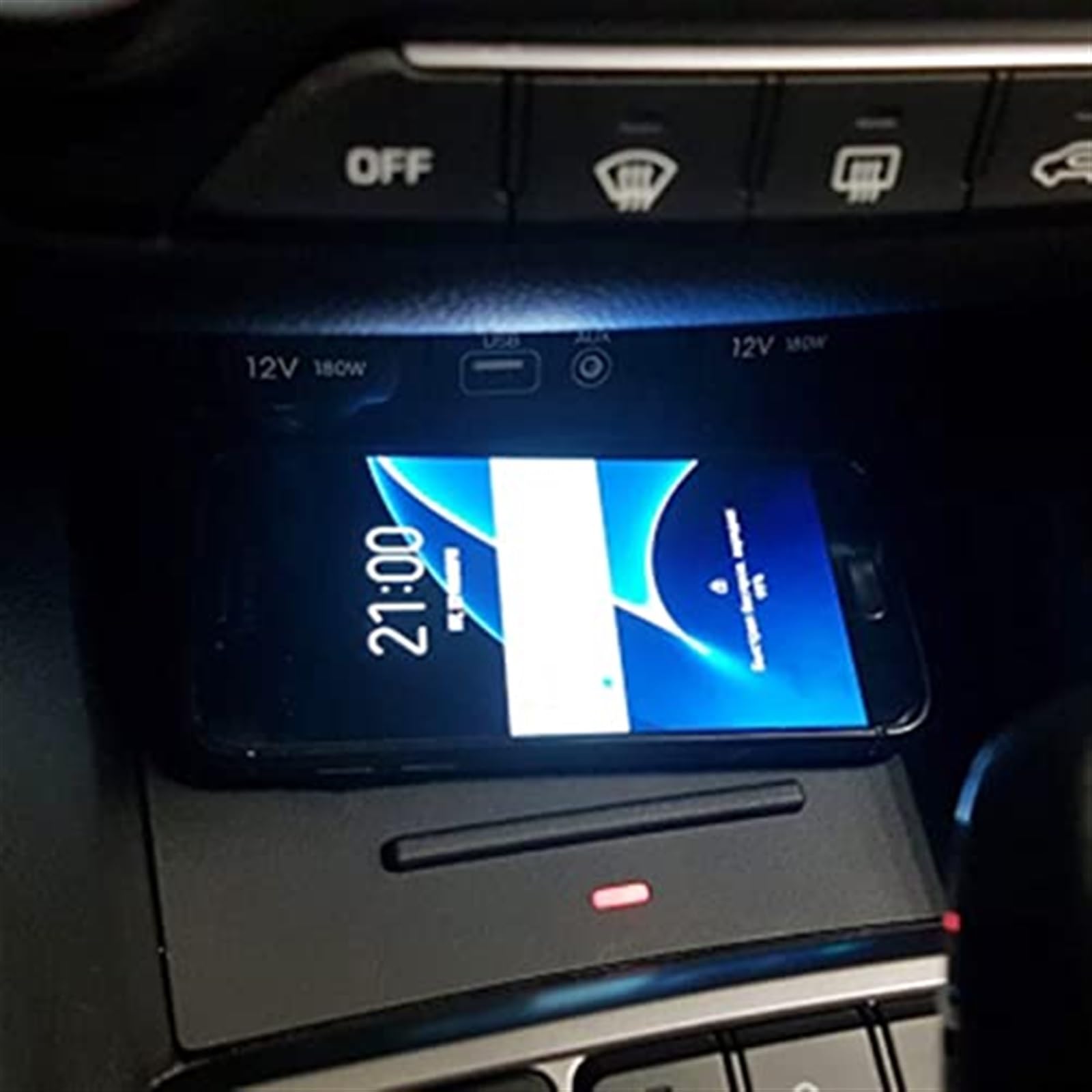 Dla Hyundai, Creta Cantus IX25 2015-2020 samochodowa bezprzewodowa ładowarka QI do telefonu szybka ładowarka Panel ładowania Pad uchwyt do ładowania Bezprzewodowa ładowarka samochodowa