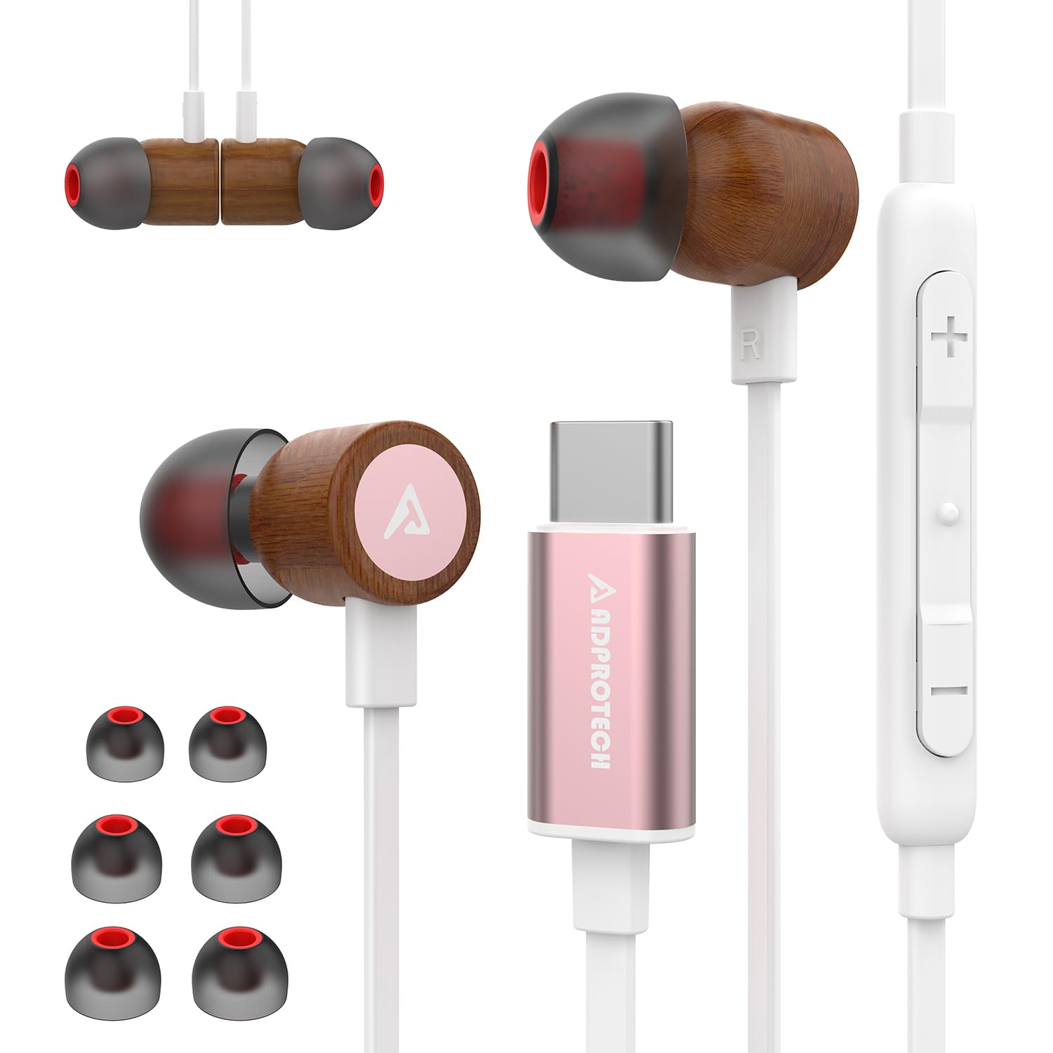 Usb C Headphones For Iphone 16 Type C Earbuds Red Desertcart INDIA