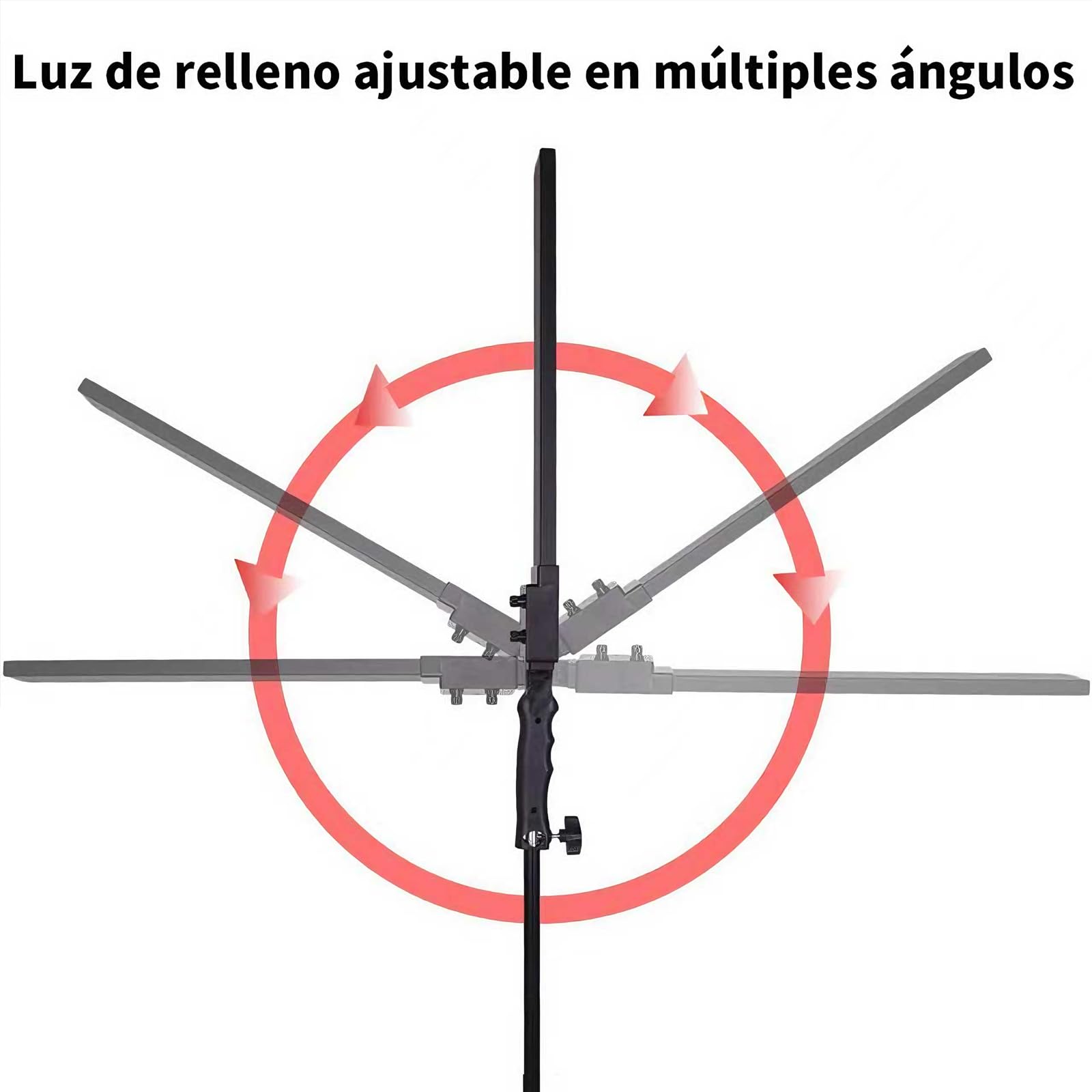 Juego de 2 luces LED bicolor regulables para vídeo y vídeo, con trípode, bolsa de transporte, juego de luz para cámara de vídeo, YouTube, producto de fotografía, 3200-5500 K, CRI 96+