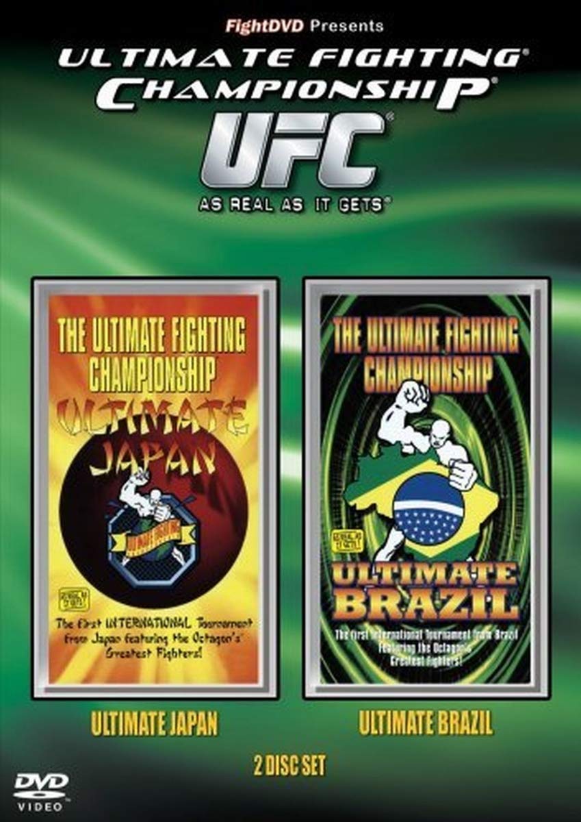 UFC Japan + UFC Brazil DVD para aficionados que buscan los primeros eventos internacionales mma