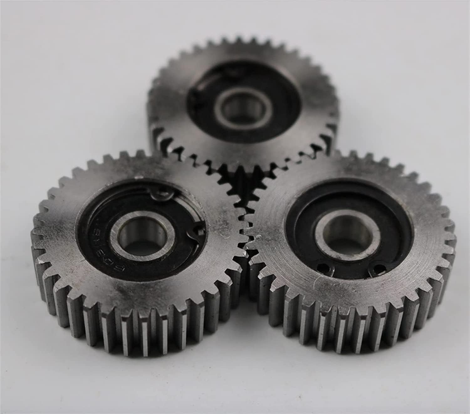 Ritzelradsatz,Ritzel Motorgetriebe, Metallritzel-Motorradsatz Ersatzteile, Motorritzel 3 Teile/LOS Durchmesser: 47,5 mm 36 Zähne - Dicke: 12 mm Stahlgetriebe for Elektrofahrzeuge