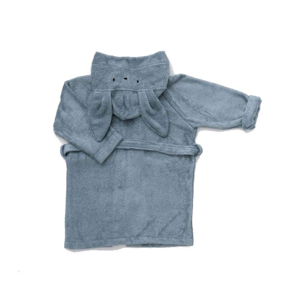 Bamboom Albornoz de esponja de 2 a 4 años; suave fibra de bambú orgánico, Bathrope Baby 2-4 Y, azul, 1971007-500 g
