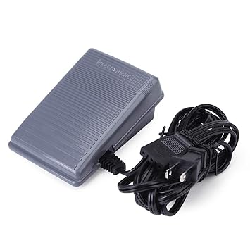 1pc Foot Controller Pedal Sewing Machine Parts with Power Cord for Singer US Plug 100-110V Grey(US Plug 110-240v, 12)