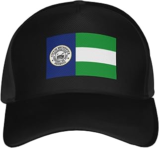 Flag of Brunswick, Georgia Baseball Cap for Men Women Hat Classic Cotton Adjustable Caps Low Profile Golf Dad Hats for All Seasons Black