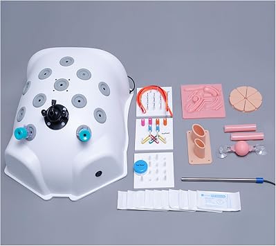 Laparoscopic Surgery Training, Suture Practice Kit, Laparoscopic Simulator, Laparoscope, 30  Variable Focus, Endoscopic Training, Bio-Model, 8 Modules, Instruments, 3D Suture Practice Kit, Training