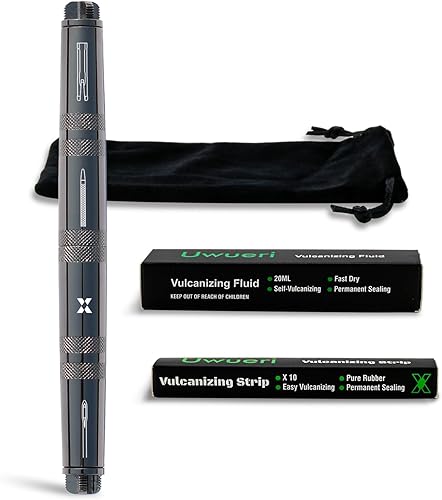 Miniatura 2 de Kit de reparación de neumáticos compacto para motocicleta (negro)