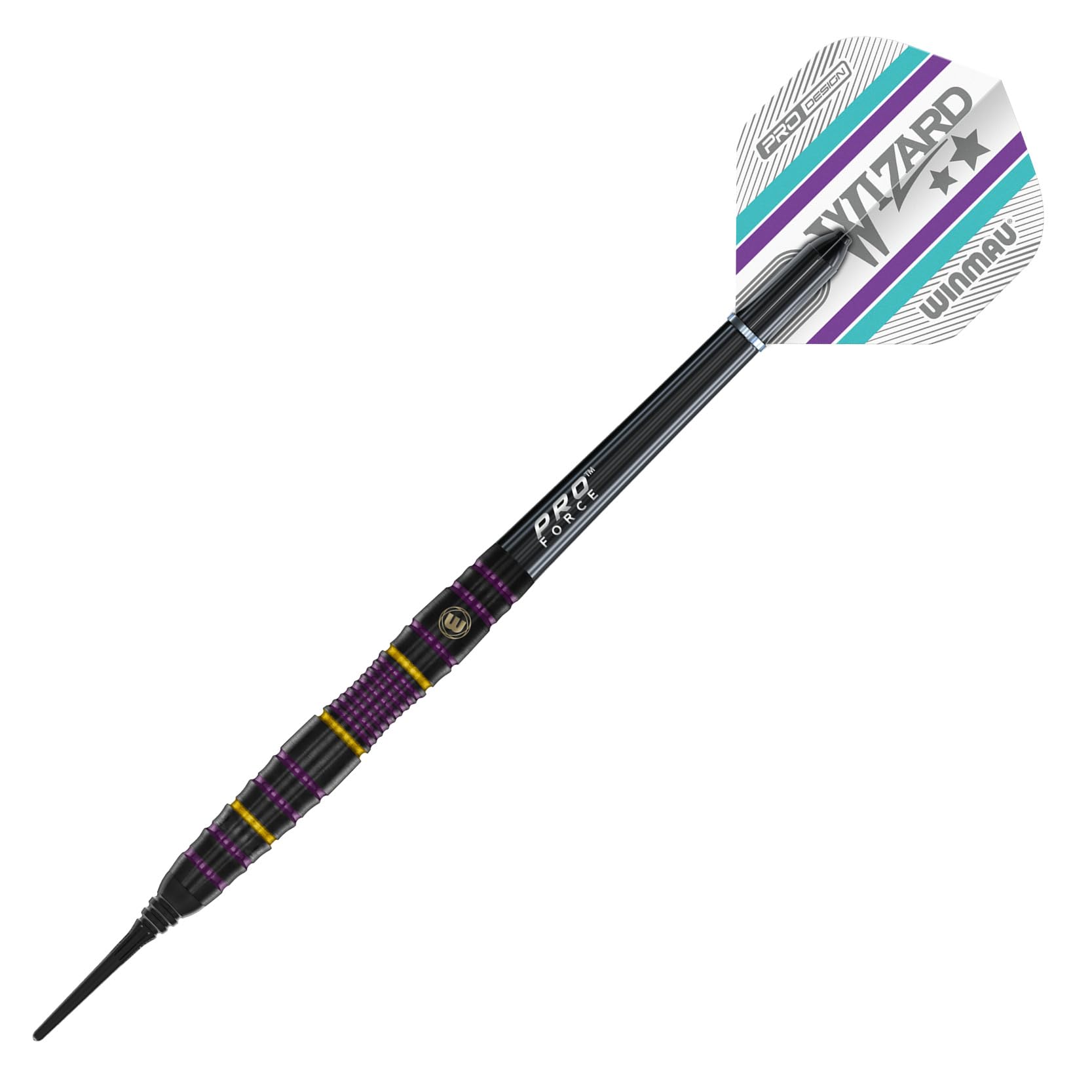 WINMAU Freccette – 85% PRO-Series Soft Tip Set con Alette e Alberi per Freccette (steli)
