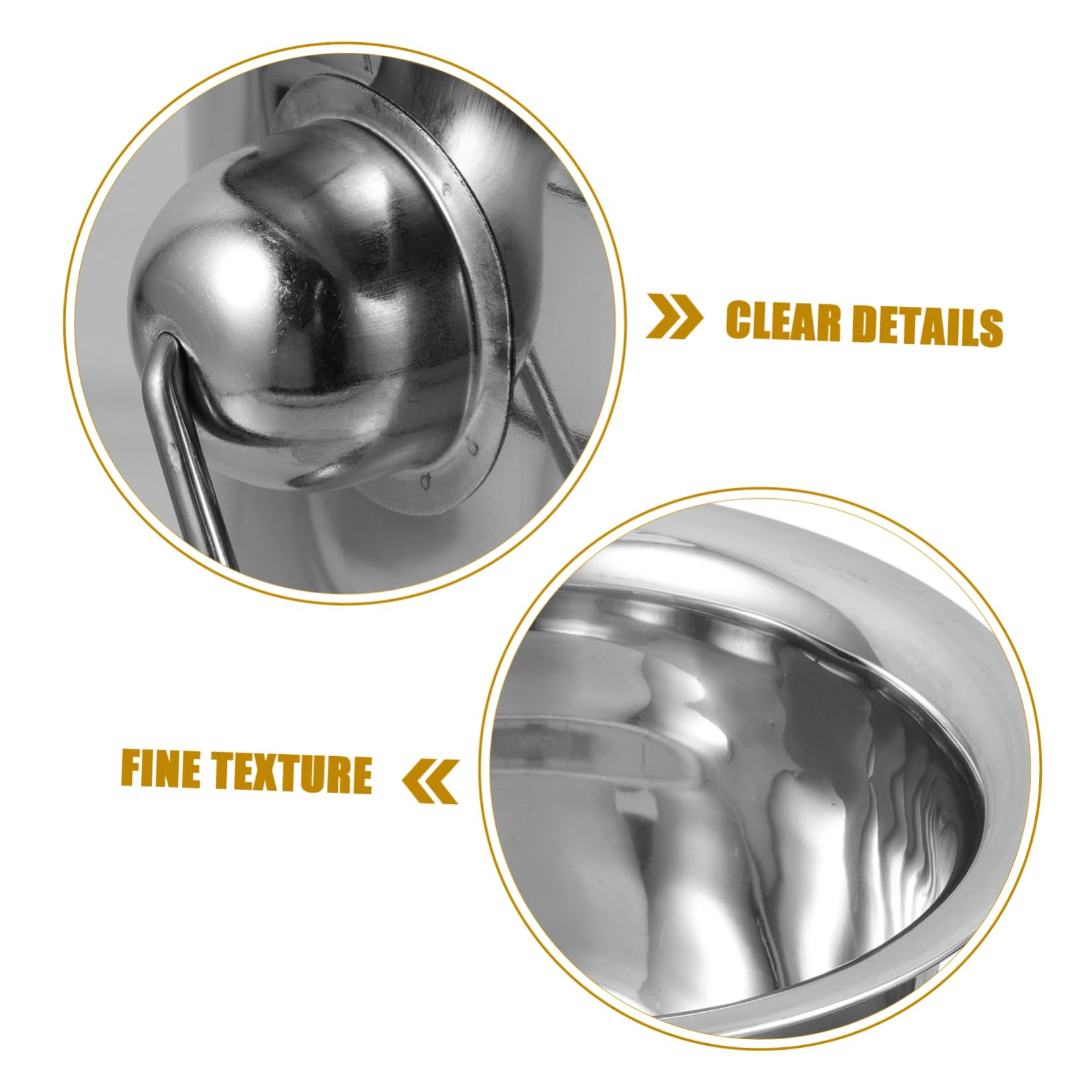 TOVINANNA Old People Bedside Urinal Easy to and Girls Potty Seat Stainless Steel Commode Bucket