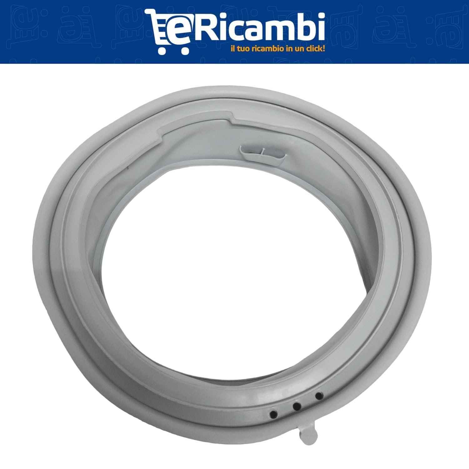 GUARNIZIONE SOFFIETTO OBLÒ PER PORTA LAVATRICE COMPATIBILE BOSCH 00680768 - Foto 3