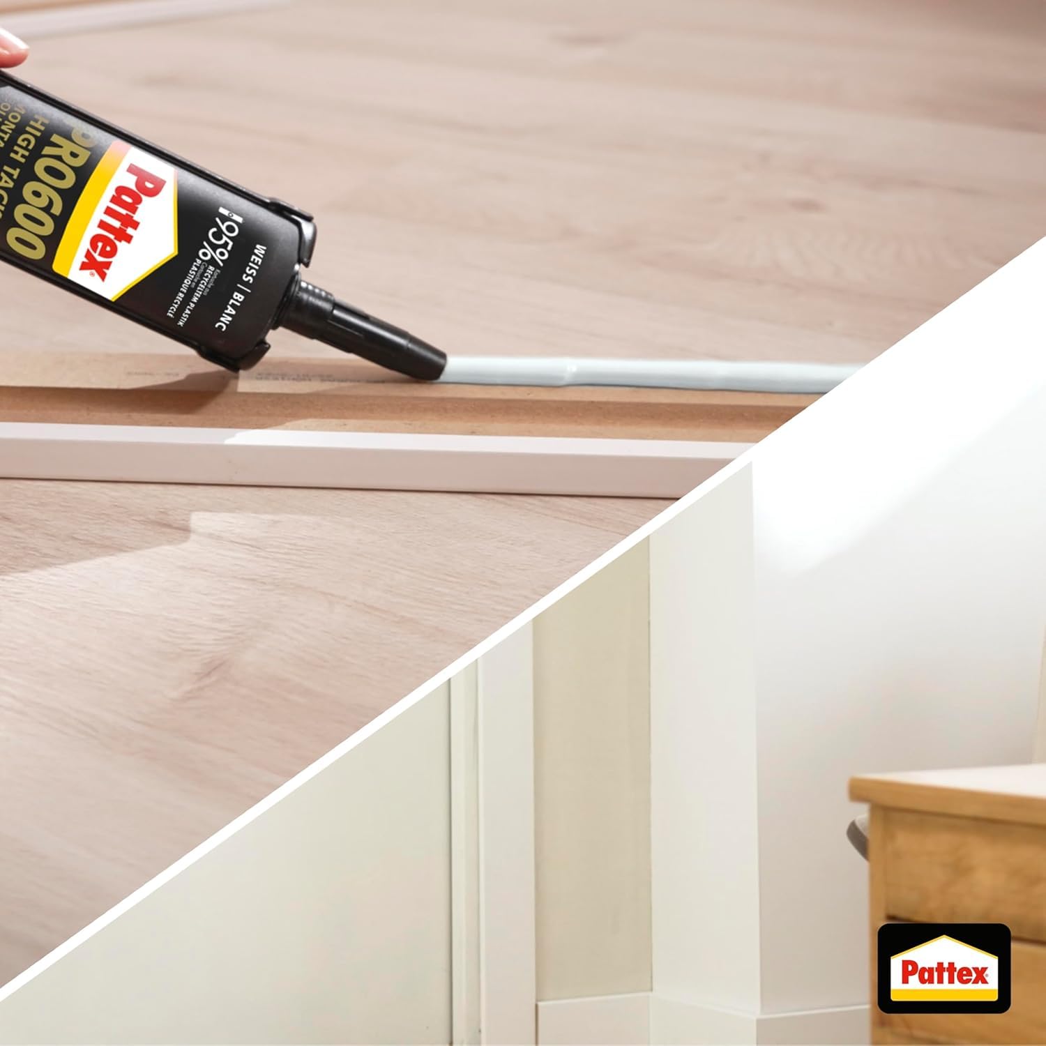 Pattex PRO 600 6er Set | Premium Kleber für extreme Anwendungen – höchste Klebekraft & professionelle Ergebnisse