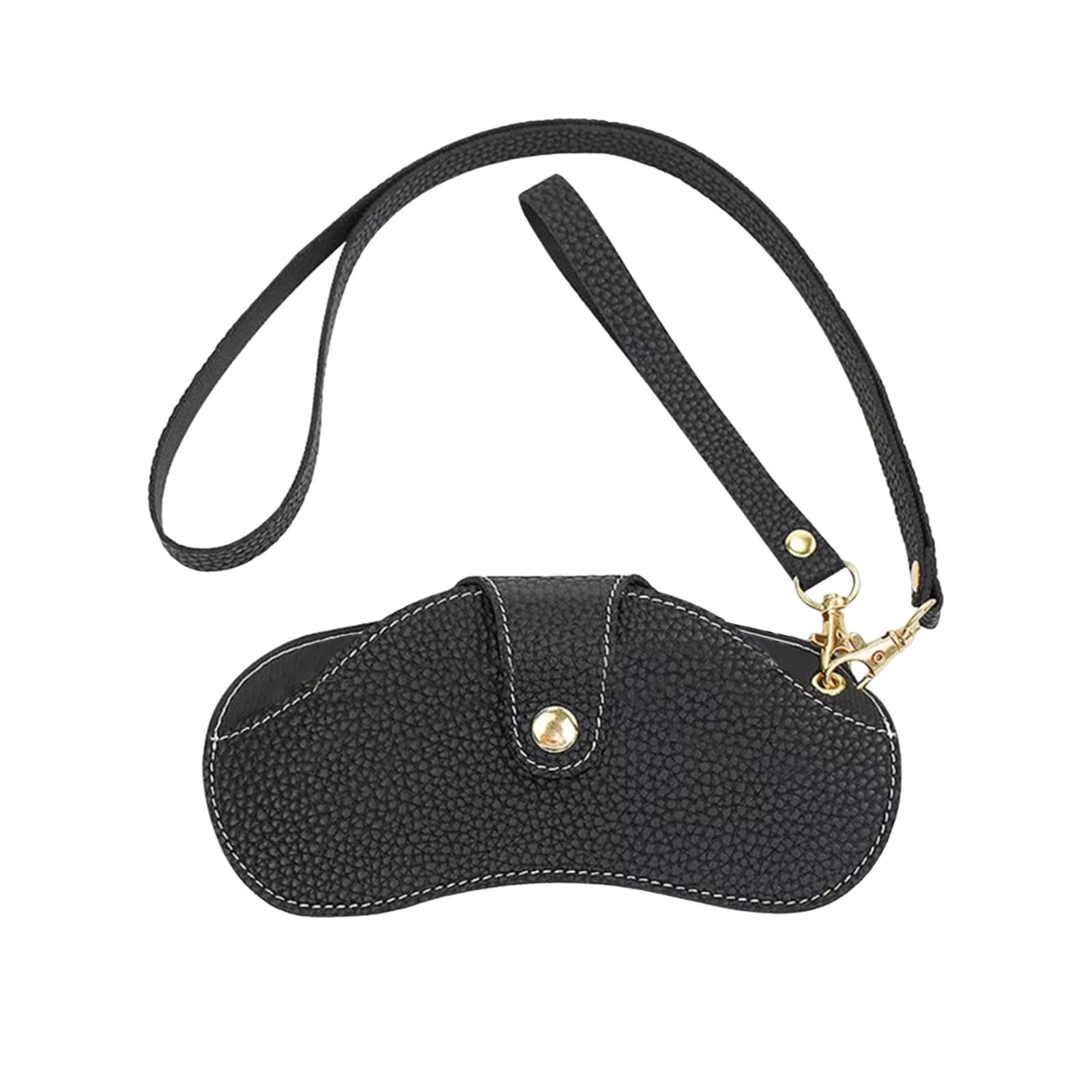 Sunglasses Case Fashion Portable Carrying Organizer for Camping Travel Beach Black|Health & Beauty | Vision Care | Eyeglass Cases-image-5